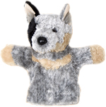 Digger the Blue Heeler Hand Puppet