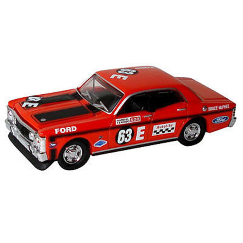 Aussie Road Ragers 1970 Ford Falcon XW GTHO Phase 2 63E Bruce McPhee Bathurst 1:64 Diecast Model Car