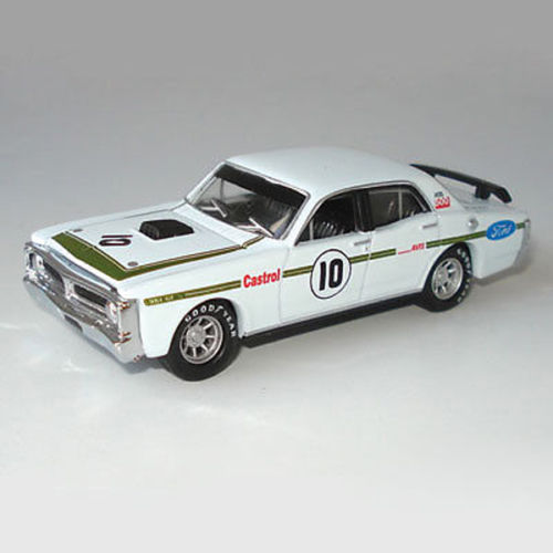 Aussie Road Ragers 1972 XY GT Super Ford Falcon raced by Ian 'Pete' Geoghegan 1:64 Diecast Model Car