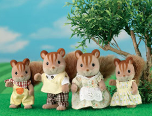 Sylvanian Families Squirrel Family Set - 4172