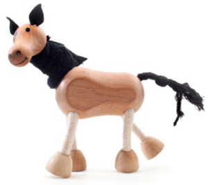 AnamalZ Horse Wooden Figure