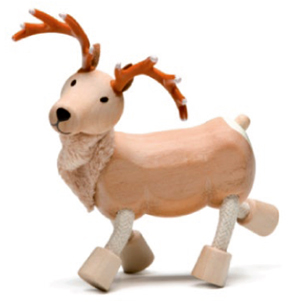 AnamalZ Reindeer Wooden Figure
