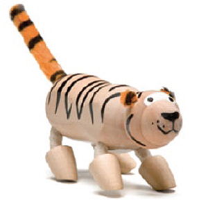 AnamalZ Tiger Wooden Figure