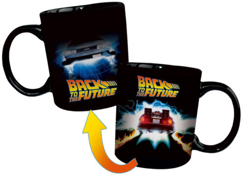 Back To The Future Delorean Heat Changing Boxed Tea / Coffee Mug - 1 ONLY