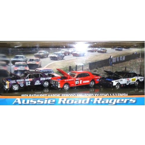 1971 Bathurst Hardie-Ferodo 500 Ford XY GTHO 1-2-3 Finish.