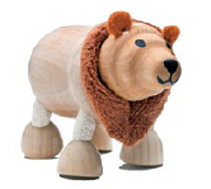 AnamalZ Brown Bear Wooden Figure