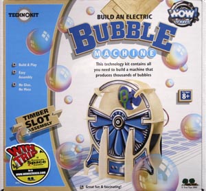 TimberSlot Build An Electric Bubble-Blowing Machine Construction Kit