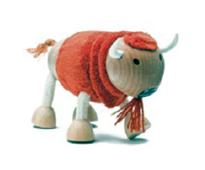 AnamalZ Buffalo Wooden Figure