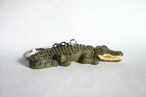 Crocodile Replica Key Ring 9.0cm Long