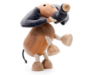 AnamalZ Elephant Wooden Figure