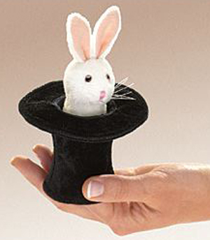 Folkmanis - Rabbit in a Hat