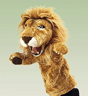 Folkmanis Lion Stage Puppet