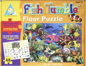 Fish Tumble Floor Puzzle (91cm x 61cm)