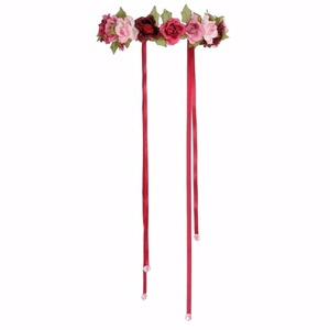 Garland Rose Adjustable Headpiece