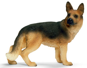 Schleich German Shepherd Female Dog - 16375