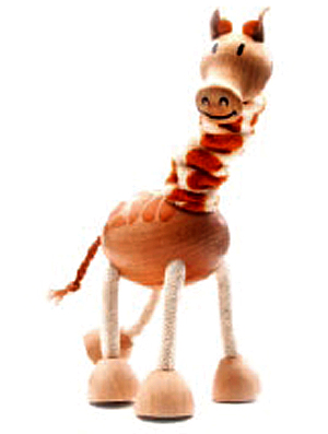 AnamalZ Giraffe Wooden Figure