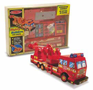 Mighty Builders Wooden Fire Engine