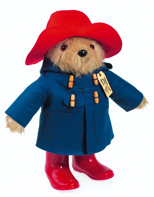 Padington Bear Standing Vintage Longhair Plush - 50cm