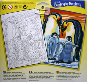 Reeves Junior Painting By Numbers - Penguins