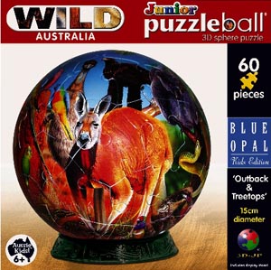 Junior Puzzleball 15cm Outback and Treetops 60pieces.