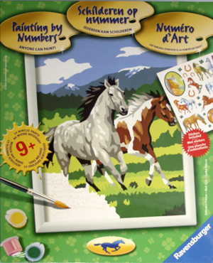 Paint By Numbers -Fun at a gallop