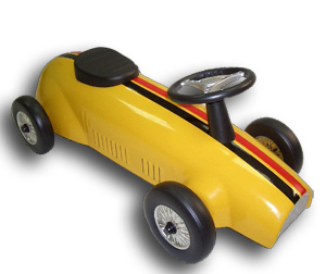 Speed Racer Ride On Car - Yellow Speed Racer Ride On Car - Yellow