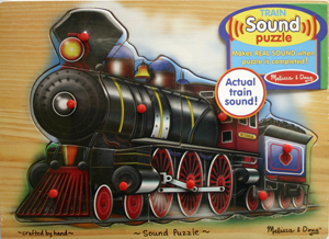 Sound  Peg Puzzle - Train - 9pcs