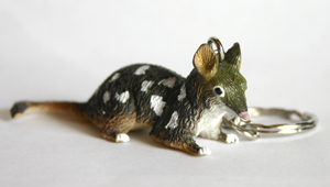 Spotted Quoll Key Ring 7.0cm Long