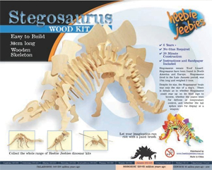 Stegosaurus Wooden construction kit - small