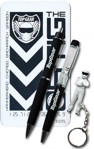 Top Gear Stig Keyring Floating Pen & Pencil Set