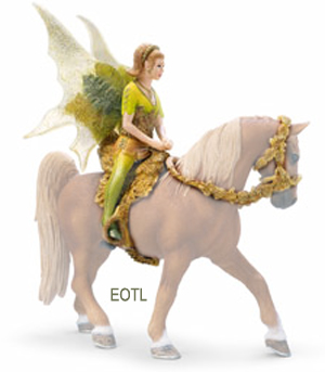 Schleich - Tinuveel Elf Riding Set Mounted Sun Elf - 42044