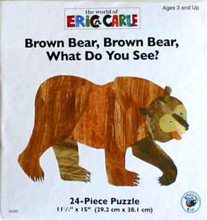 Eric Carle Puzzle - Brown Bear, Brown Bear, What do you See?