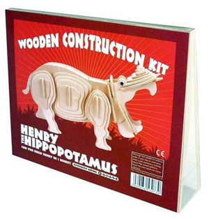 Wooden Henry the Hippo Construction Kit