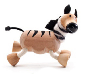 AnamalZ Zebra Wooden Figure - ZE2010