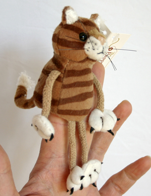 Finger Puppet - Mogs the Cat