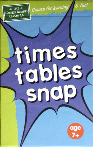 Times Tables Snap Card Game