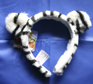 White Tiger Ears Headband