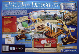 Science & Play - The World of Dinosaurs Activity Kit.