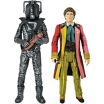 Dr Who - 6th Dr Who and Stealth Cyberman 6" twin pack