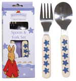 Bunnykins Fork and Spoon Set - Blue