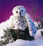 Folkmanis Snowy Owl Puppet 37cm Folkmanis Snowy Owl Puppet 37cm