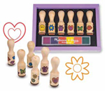 Wooden Happy Handles Stamps Set