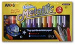 Amos - Metallic Silky Crayons 12pcs