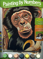 Reeves Junior Paint by Numbers - Chimp