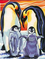 Reeves Junior Painting By Numbers - Penguins