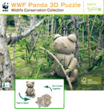 WWF Panda 3D Puzzle - Wooden