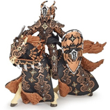 PAPO 38984 Dark Spider Warrior Knight with Horse