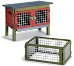 Schleich - Rabbit Hutch and Cage - 42019