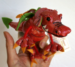 Finger Puppet - Dragon Red