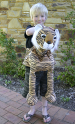 Kids Safari Wrap'n'Ride Tiger